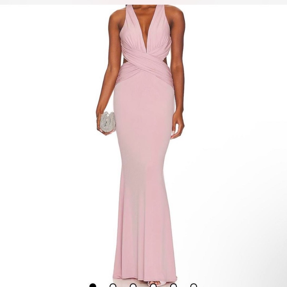 Katie May Elegant Pink Evening Gown